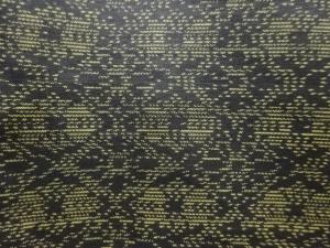 アンティーク　花菱模様織り出し本場泥大島紬着物